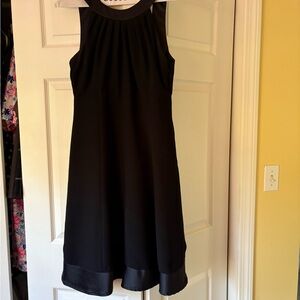 Evan Picone Black Sleeveless Dress